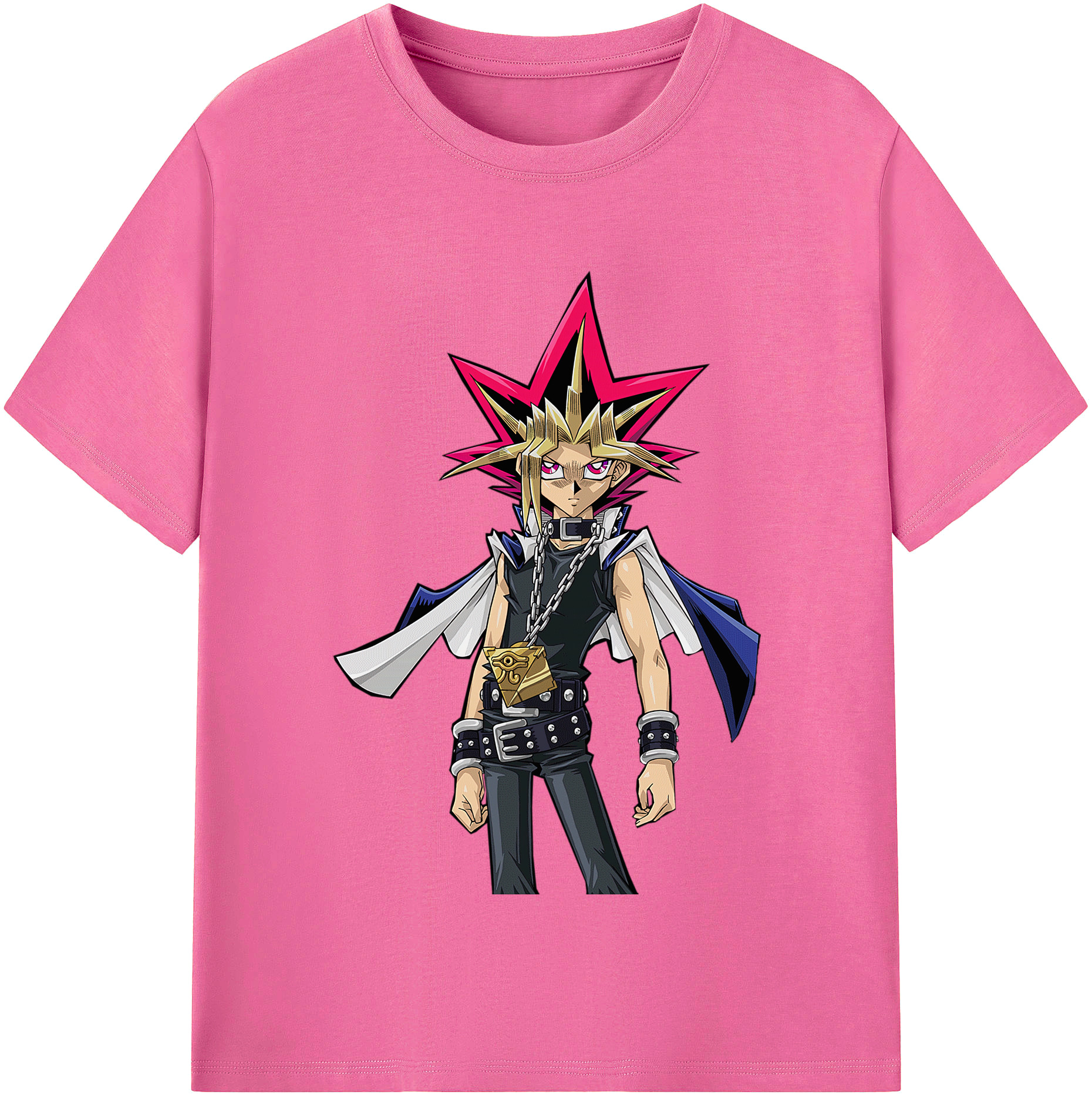 （画像用） 遊☆戯☆王 Yu-Gi-Oh! レディースカジュアルプリントTシャツ（綿100％）